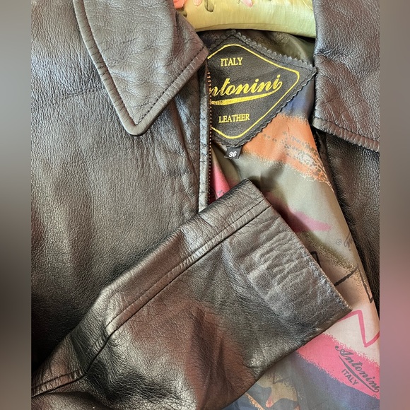 Genuine Italian leather Antonini jacket - Picture 4 of 6
